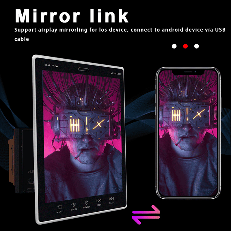 Multimedia Android 10 Ελληνικό GPS & Menu 9,5